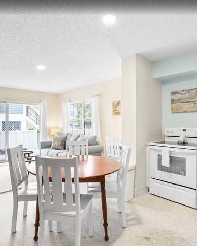 A Full Kitchen and Room to Relax